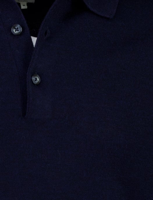 Brax Poloshirt Dunkelblau Merinowolle - Image 4