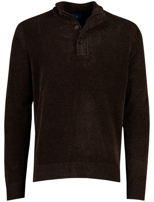 Blue Industry Brauner Half-Zip-Pullover - Image 1