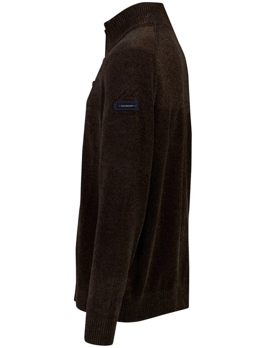 Blue Industry Brauner Half-Zip-Pullover - Image 3