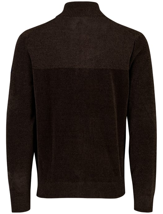 Blue Industry Brauner Half-Zip-Pullover - Image 4