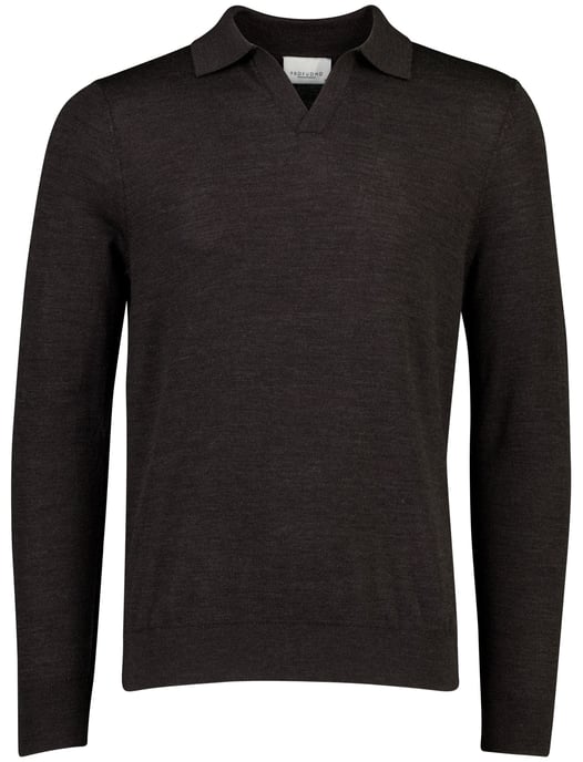 Profuomo brauner Strickpullover - Image 2