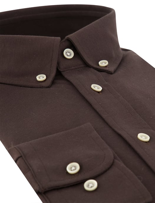 Giordano Braunes Jerseyhemd - Image 3
