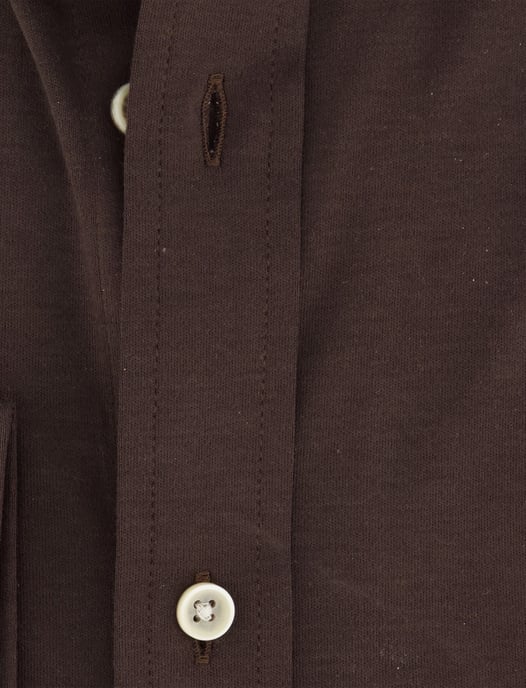 Giordano Braunes Jerseyhemd - Image 4