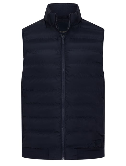 Cavallaro Napoli Dunkelblaue Polyester-Weste - Image 1