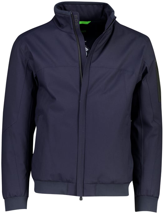 BOSS Green dunkelblaue Polyester-Bomberjacke - Image 1