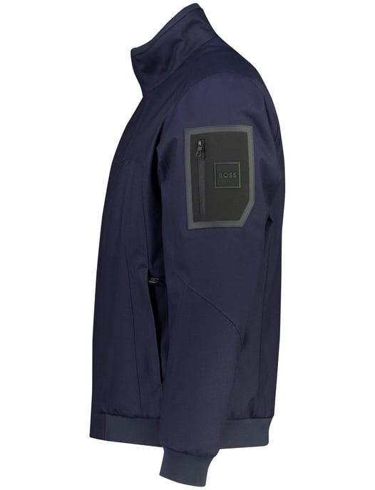BOSS Green dunkelblaue Polyester-Bomberjacke - Image 3