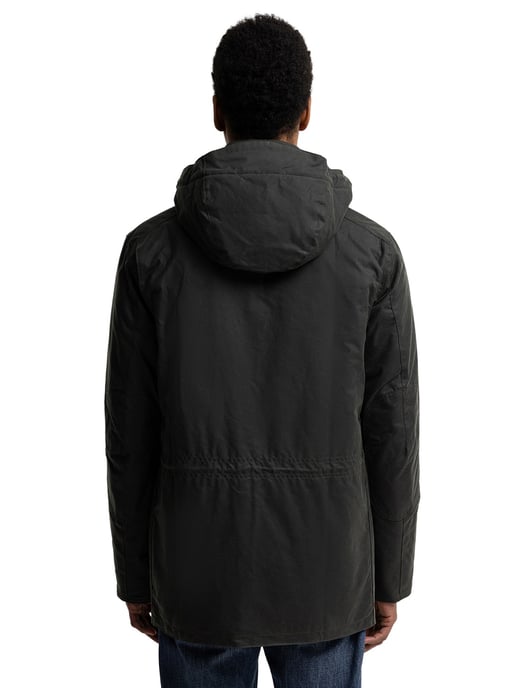Barbour grüne Wachsjacke mit Kapuze - Image 2