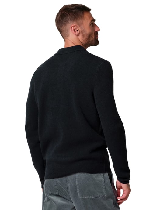Profuomo marineblaues Woll-Poloshirt - Image 2