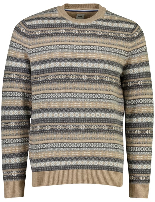 BRAX Grauer Wollpullover - Image 1