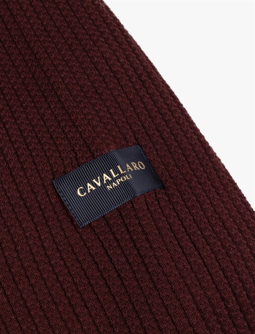 Cavallaro Strickpullover Bordeaux - Image 3