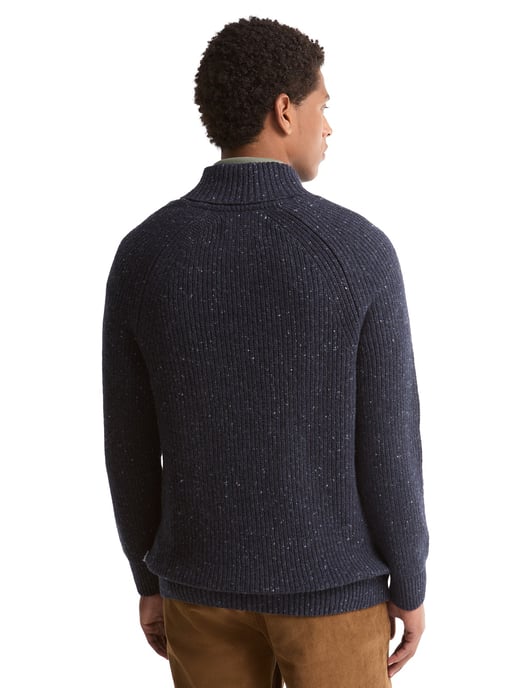 Barbour dunkelblauer Wollpullover - Image 2