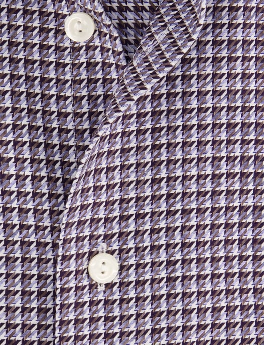 Eton Slim Fit blaues knitterarmes Hemd - Image 4