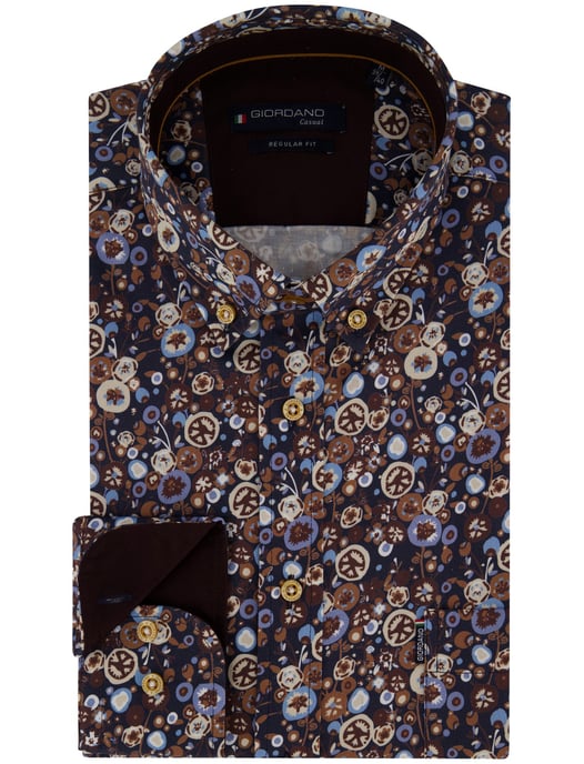 Casual Giordano Hemd dunkelblau - Image 2