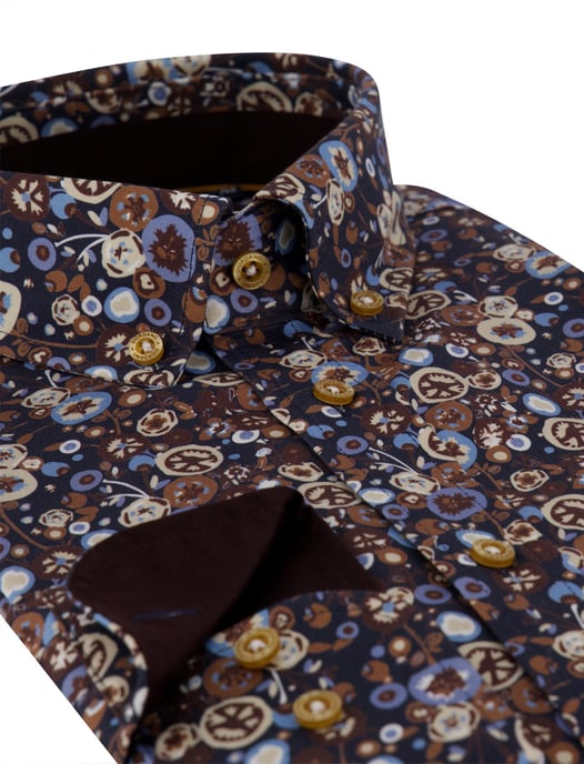 Casual Giordano Hemd dunkelblau - Image 3