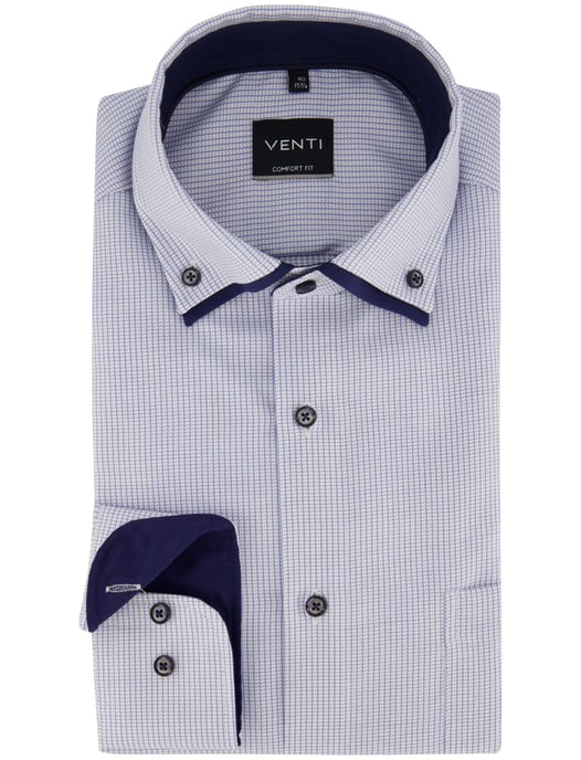 Venti Hemd Blau Weiter Schnitt - Image 2