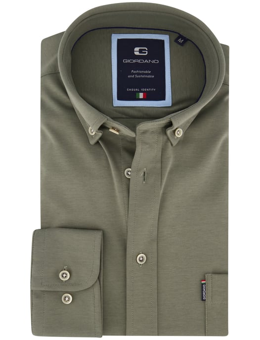Giordano Khaki-Jerseyhemd - Image 1