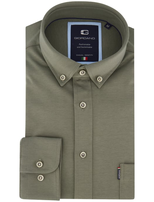 Giordano Khaki-Jerseyhemd - Image 2