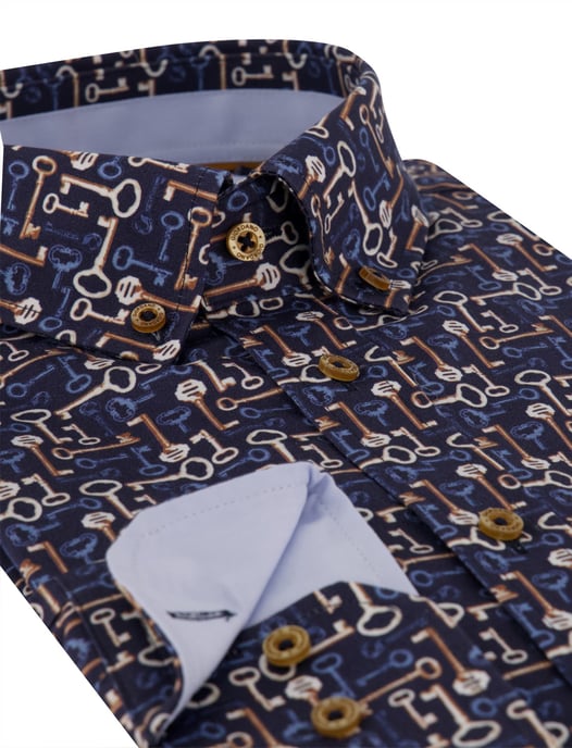 Giordano Hemd Dunkelblau - Image 3