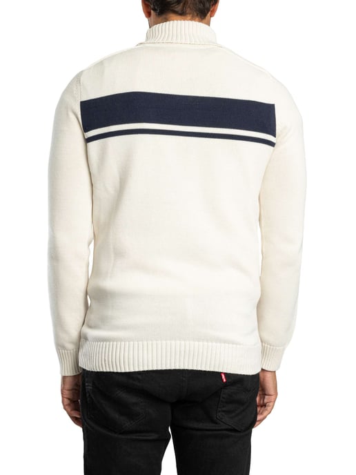Sergio Tacchini Rollkragenpullover Damarindo, Weiß - Image 3