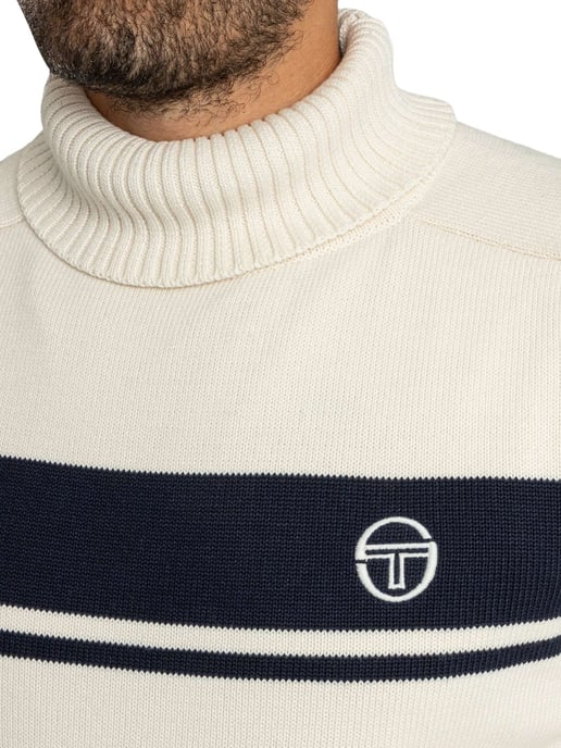 Sergio Tacchini Rollkragenpullover Damarindo, Weiß - Image 4