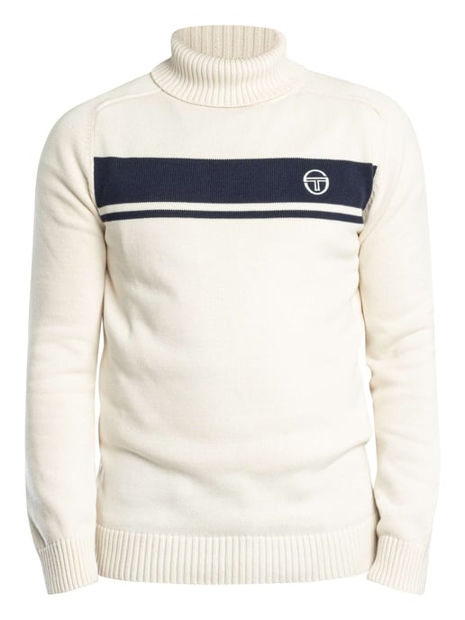 Sergio Tacchini Rollkragenpullover Damarindo, Weiß - Image 5