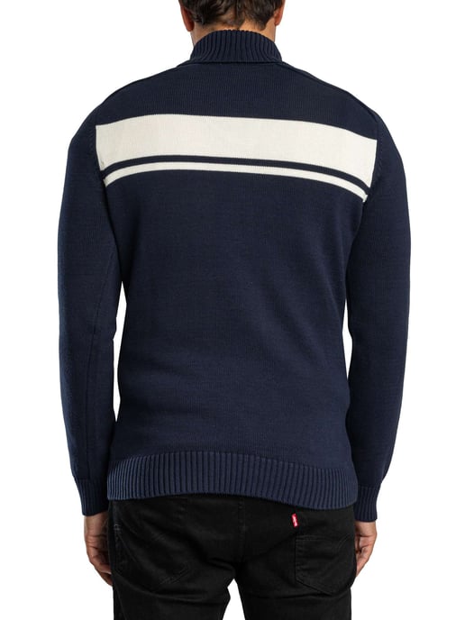 Sergio Tacchini Rollkragenpullover Damarindo, Blau - Image 3