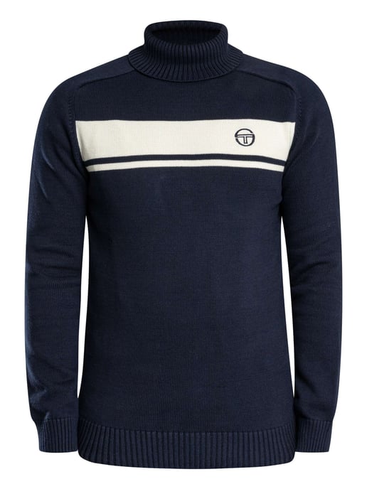 Sergio Tacchini Rollkragenpullover Damarindo, Blau - Image 5
