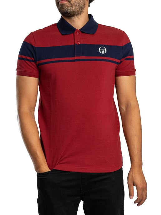 Sergio Tacchini Youngline Poloshirt, Rot - Image 2