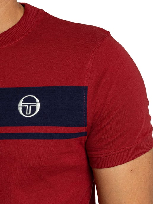 Sergio Tacchini Master Crew T-Shirt, Rot - Image 4
