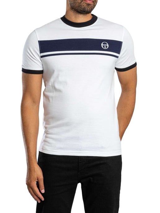 Sergio Tacchini Master Crew T-Shirt, Weiß - Image 2