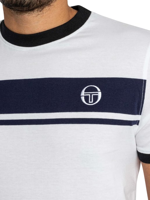 Sergio Tacchini Master Crew T-Shirt, Weiß - Image 4