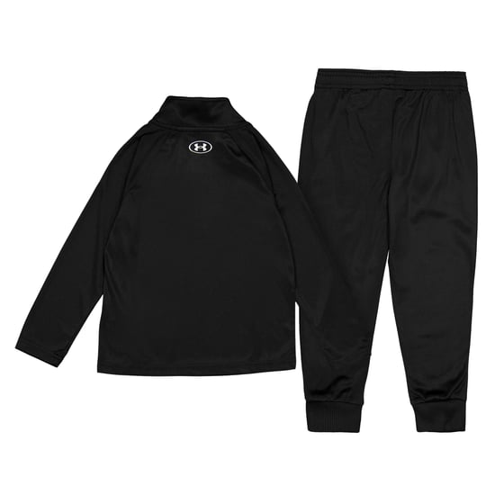Under Armour - Trainingsanzug-Set für Jungen, mit kurzem Reißverschluss (Schwarz) - Image 2