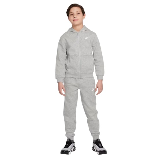 Nike - "Sportswear Core" Trainingsanzug für Jungen, Fleece (Grau/Weiß) - Image 1