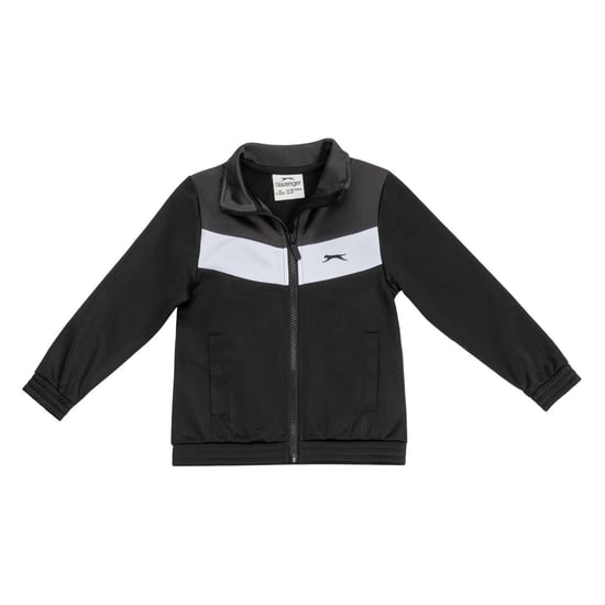 Slazenger - Trainingsanzug für Kinder (Schwarz/Holzkohle) - Image 2