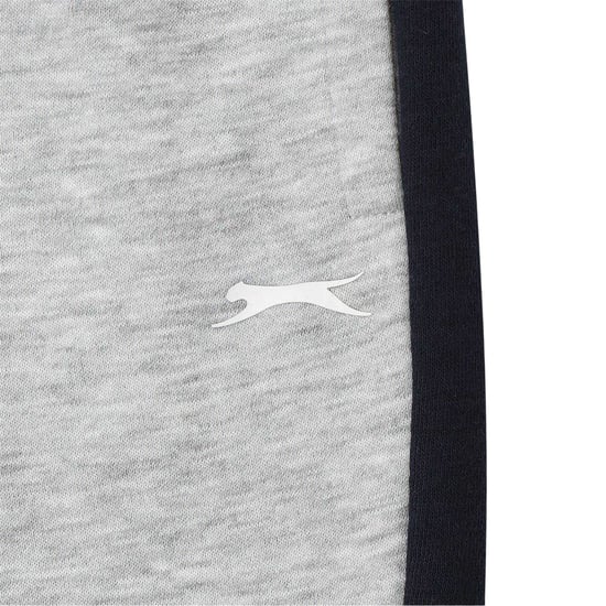 Slazenger - Trainingsanzug für Kinder, Fleece (Marine/Grau) - Image 2
