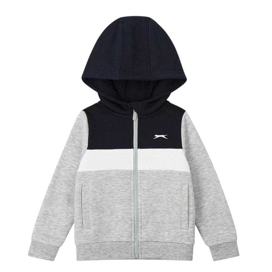 Slazenger - Trainingsanzug für Kinder, Fleece (Marine/Grau) - Image 4