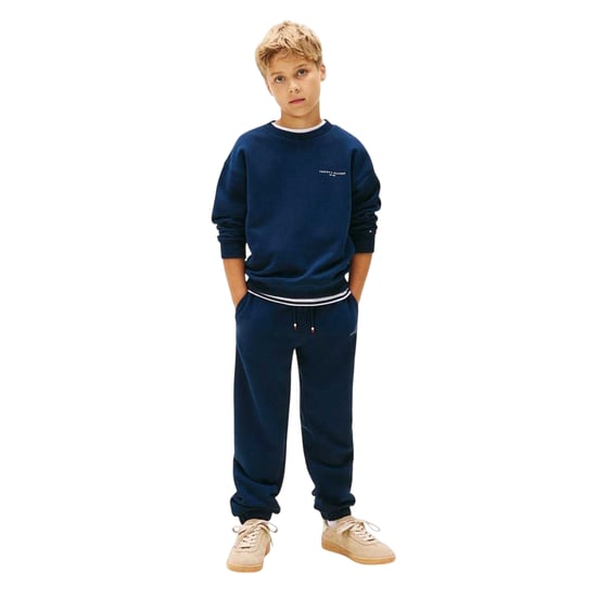 Tommy Hilfiger - Co-ord Set für Kinder, Rundhalsausschnitt, Langärmlig (Marine) - Image 1