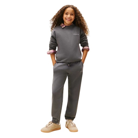 Tommy Hilfiger - Co-ord Set für Kinder, Rundhalsausschnitt, Langärmlig (gewaschenes Schwarz) - Image 1