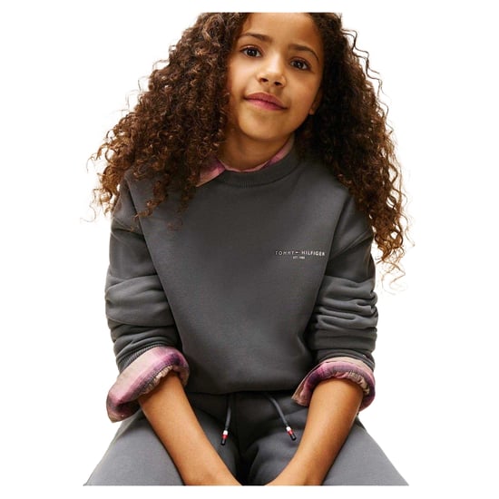 Tommy Hilfiger - Co-ord Set für Kinder, Rundhalsausschnitt, Langärmlig (gewaschenes Schwarz) - Image 3