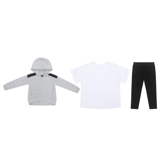 Firetrap - Hoodie und Leggings-Set für Mädchen (3er-Pack) (Grau/Schwarz) - Image 2