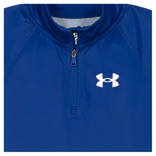 Under Armour - Trainingsanzug-Set für Jungen, mit kurzem Reißverschluss (Tech Blau/Schwarz) - Image 3