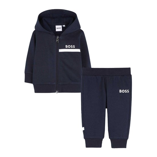 Boss - Trainingsanzug-Set für Baby, Fleece (Marine) - Image 1