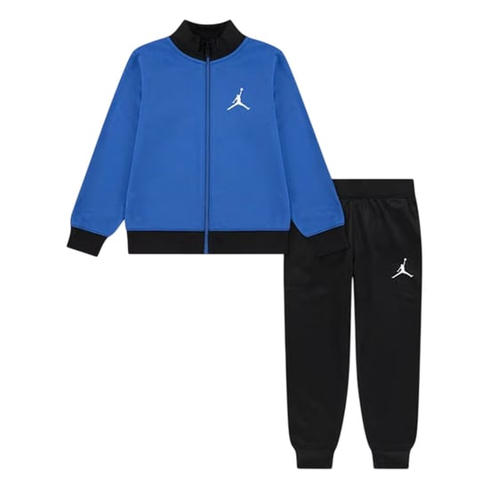 Nike - "Air Jordan" Trainingsanzug für Kinder, Langärmlig (Blau/Schwarz) - Image 1