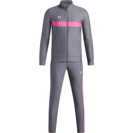 Under Armour - "Challenger Training" Trainingsanzug für Kinder (Titanium-Grau) - Image 1