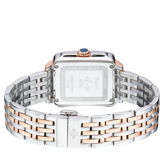 Gv2 Damen Bari Schweizer Quarz Perlmutt Zifferblatt Diamanten Zwei-Ton Rose Gold & Edelstahl Uhr - Image 2