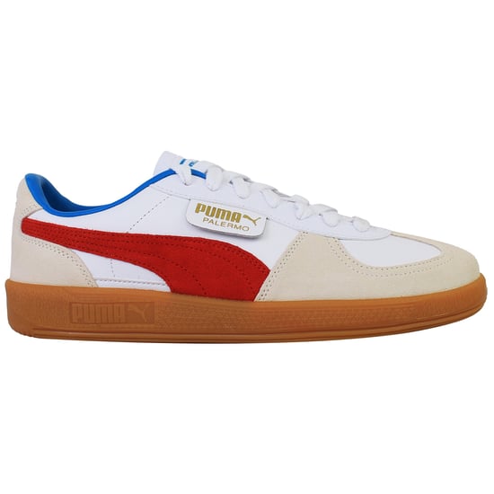 Puma Palermo Herren-Sneaker Weiß/Rot - Image 1