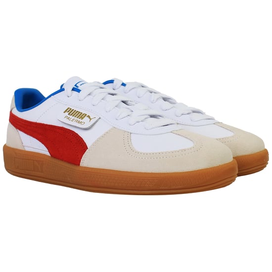Puma Palermo Herren-Sneaker Weiß/Rot - Image 2