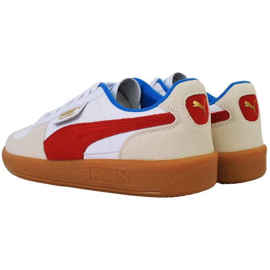 Puma Palermo Herren-Sneaker Weiß/Rot - Image 3