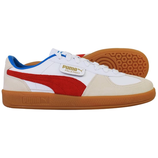 Puma Palermo Herren-Sneaker Weiß/Rot - Image 4