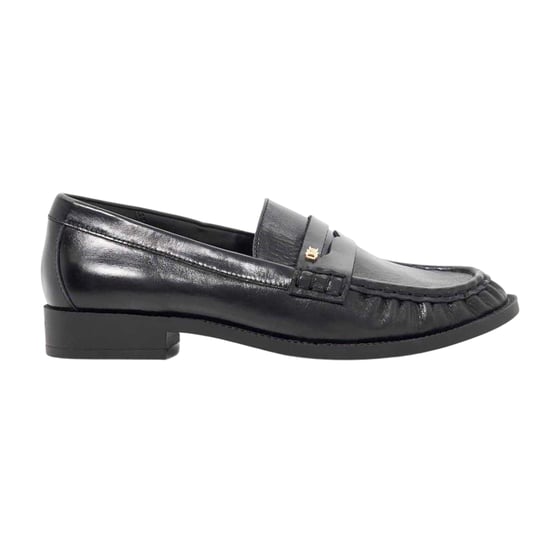 Dune London - "Galex" Penny-Schlupfschuhe für Damen, Leder (Schwarz) - Image 1